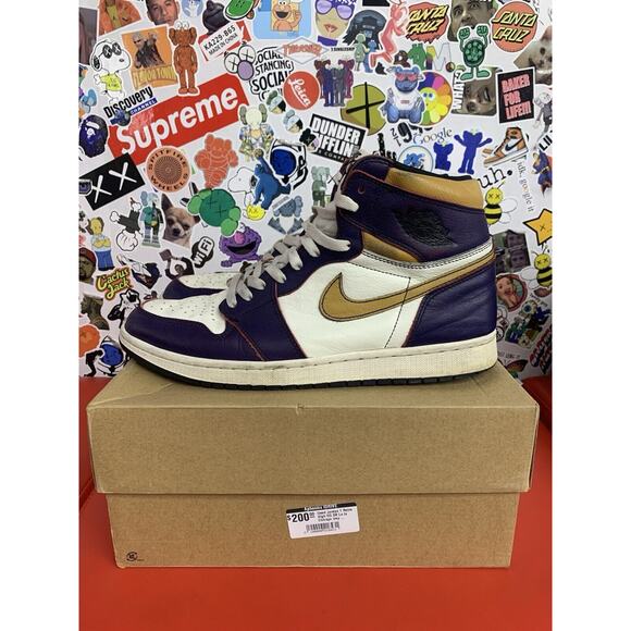 Size 11.5 - Jordan 1 Retro High SB LA To Chicago 2019 100% Authentic Rep Box main image 5